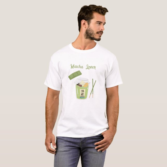 Matcha Green Tee , Matcha Latte T - Shirt (Vorne ganz)