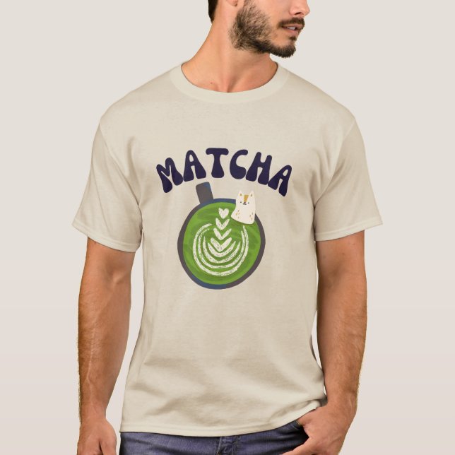 Matcha Green Tee , Matcha Latte T - Shirt (Vorderseite)