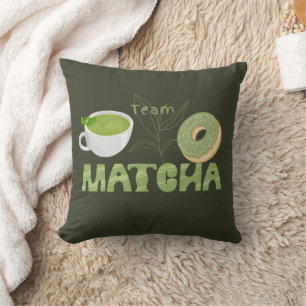 Matcha Green Tee, mit Matcha ist alles besser Kissen