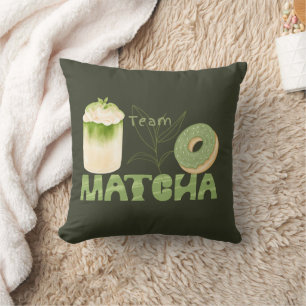 Matcha Green Tee, mit Matcha ist alles besser Kissen