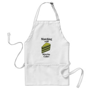 Matcha-Grüner Kuchen Lustig Schürze
