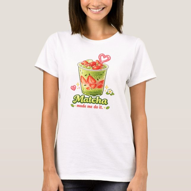 Matcha-Grüntee T-Shirt (Vorderseite)