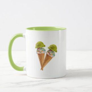 Matcha ice cream mug Tasse