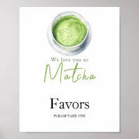Matcha Latte Babyparty - Bitte nehmt ein Gastgesch