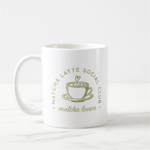 Matcha latte Liebhaber von Klub grüne Ästhetik Kaffeetasse