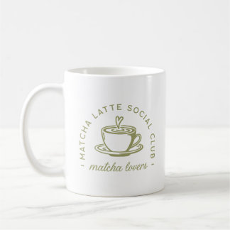 Matcha latte Liebhaber von Klub grüne Ästhetik Kaffeetasse
