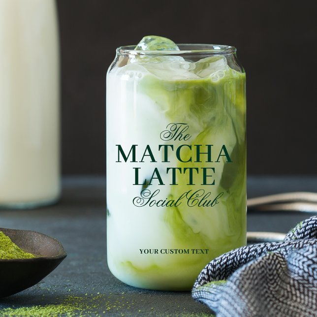 Matcha Latte Lover Personalisiert Dosenglas (Von Creator hochgeladen)