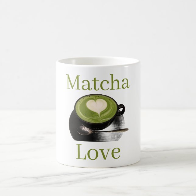 Matcha-Liebe-Kaffeetasse Kaffeetasse (Mittel)