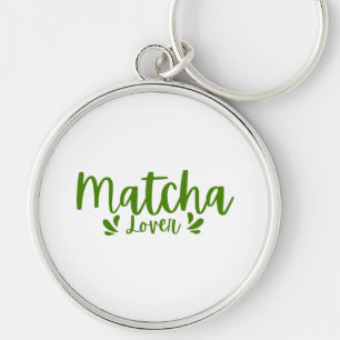 Matcha-Liebhaber-Schlüsselanhänger Süßer grüner Schlüsselanhänger