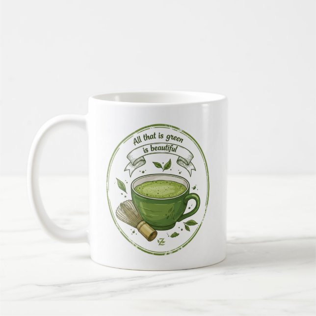 Matcha-Liebhaber-Tasse Kaffeetasse (Links)