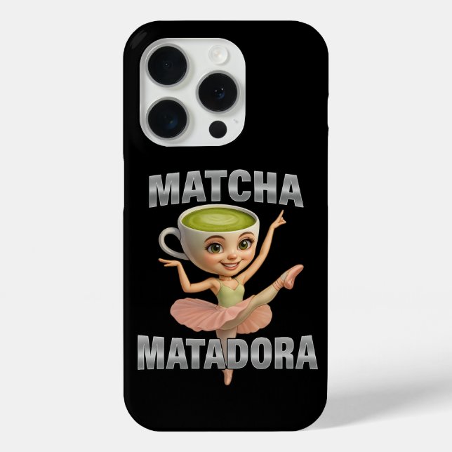 Matcha Matadora  Grace trifft grüne Energie Case-Mate iPhone Hülle (Rückseite)