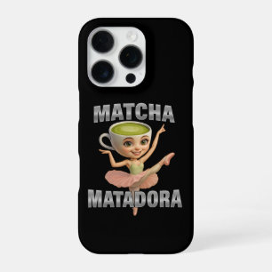 Matcha Matadora Grace trifft grüne Energie iPhone 16 Pro Hülle
