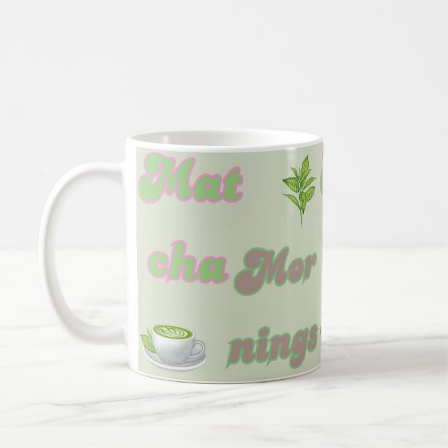 Matcha Mornings, Matcha-Tasse Kaffeetasse (Links)