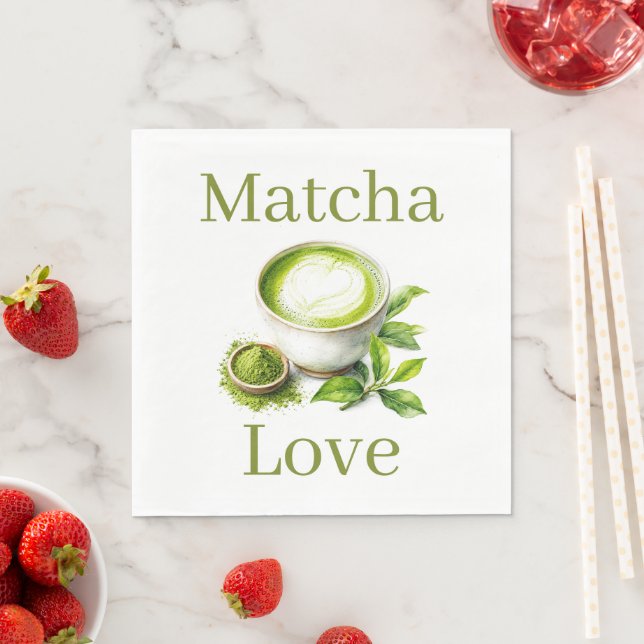 Matcha-Papier-Serviette Serviette (Beispiel)