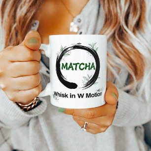 Matcha-Quirl Zen-Wissenschaft Kreis Kaffeetasse