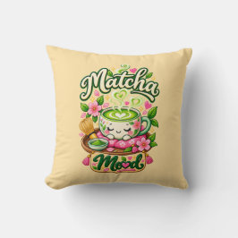 Matcha Stimmung – Cute Kawaii Matcha Tee Kissen