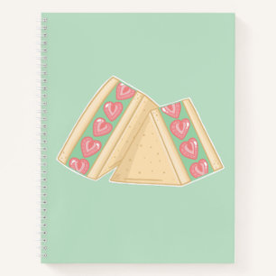 Matcha Strawberry Sandwich Notizbuch