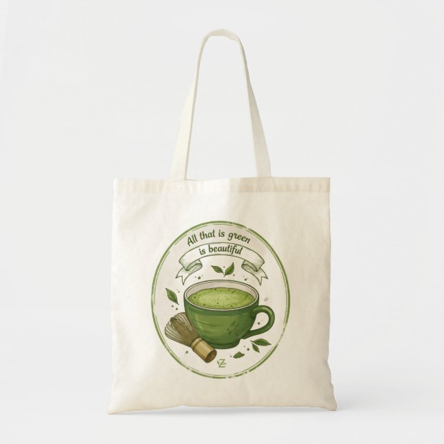 Matcha-Tasche Tragetasche (Vorne)