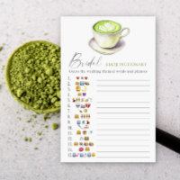 Matcha Tee Brautparty Emoji pikant