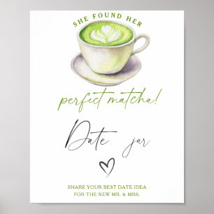 Matcha Tee Brautparty Poster