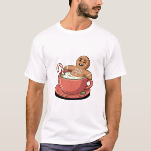 Matcha-Weihnachts-Gingerbread-Latte Grüner Trank T-Shirt