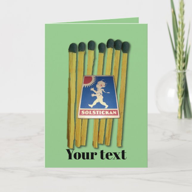 Matches und Matchbox Karte (Vorderseite)