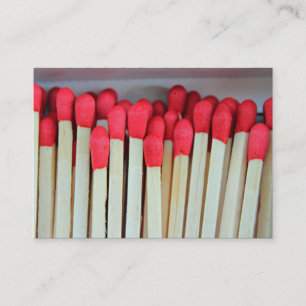 Matches Visitenkarte