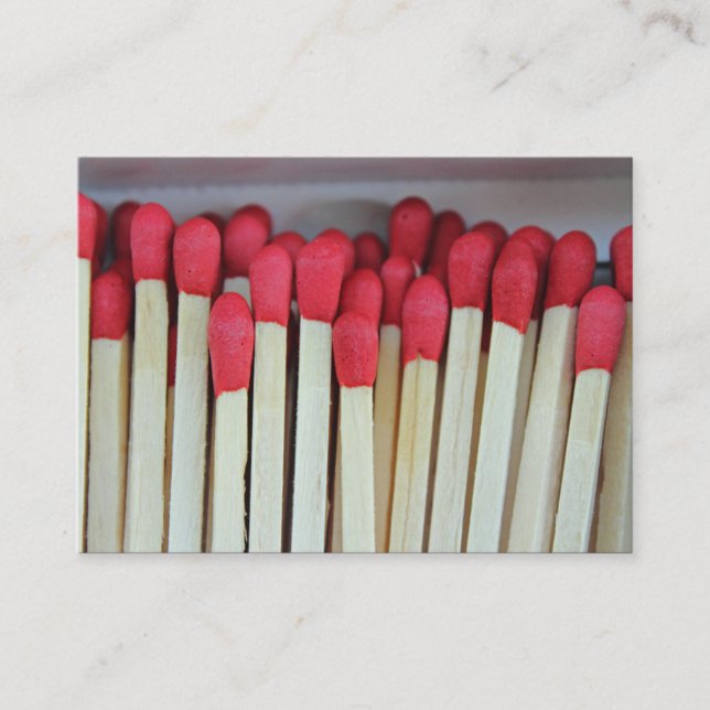 Matches Visitenkarte (Vorderseite)