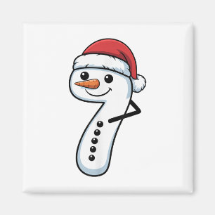 Matching 67 Schneemann-Paar Weihnachts-Meme - Zahl Magnet