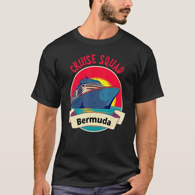 Matching Bermuda Cruise Squad Cruising Vacation T-Shirt (Vorderseite)