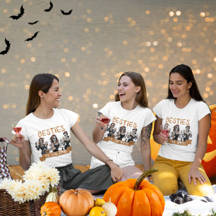 Matching Besties bis das KnochenHalloween T-Shirt