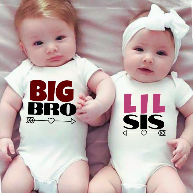 Matching Big Brother Little Sister Baby Strampler (Von Creator hochgeladen)