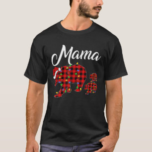 Matching Buffalo Kariert Mama Bear Two Cubs Christ T-Shirt