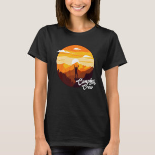 Matching Camping Crew Family Group Camper Road Tri T-Shirt