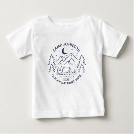 Matching-Camping für benutzerdefinierte Familiengr Baby T-shirt
