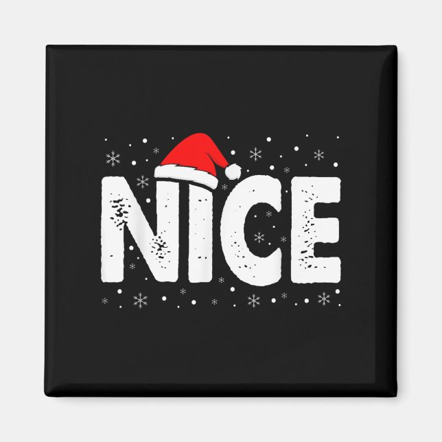 Matching Co. Naughty Or Nice Christmas - Uni-adult Magnet (Vorne)