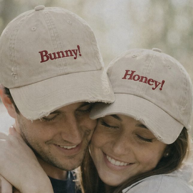 Matching Couple Embroidered Baseball Cap Bestickte Baseballkappe (Von Creator hochgeladen)