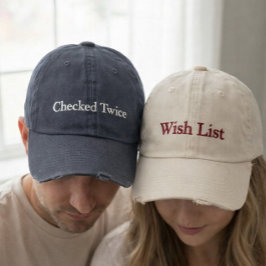 Matching Couple Embroidered Baseball Cap Bestickte Baseballkappe