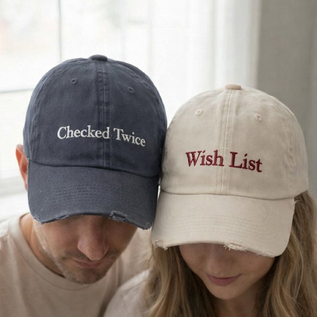 Matching Couple Embroidered Baseball Cap Bestickte Baseballkappe (Von Creator hochgeladen)