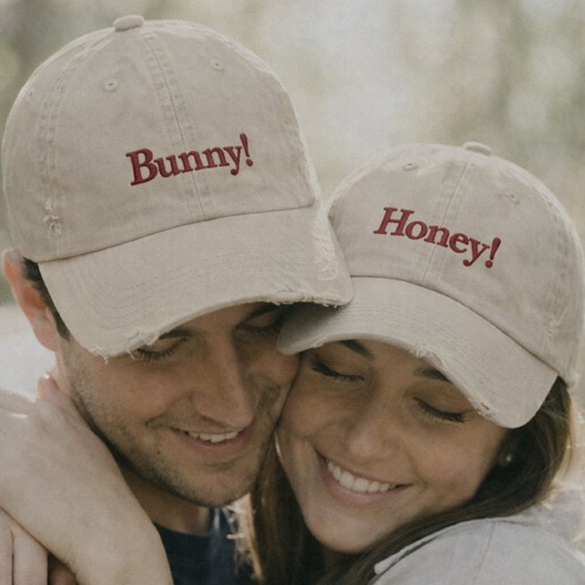 Matching Couple Embroidered Baseball Cap Bestickte Baseballkappe (Von Creator hochgeladen)