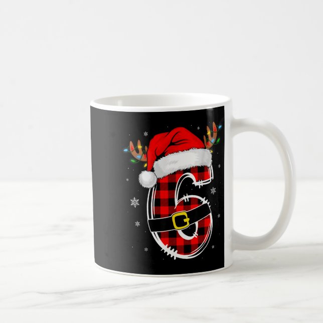 Matching Couples Christmas 6 7 Six Seven Meme Slan Kaffeetasse (Rechts)