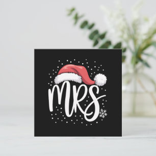 Matching Couples Mr. Wedding Xmas Ugly Santa Feiertagskarte