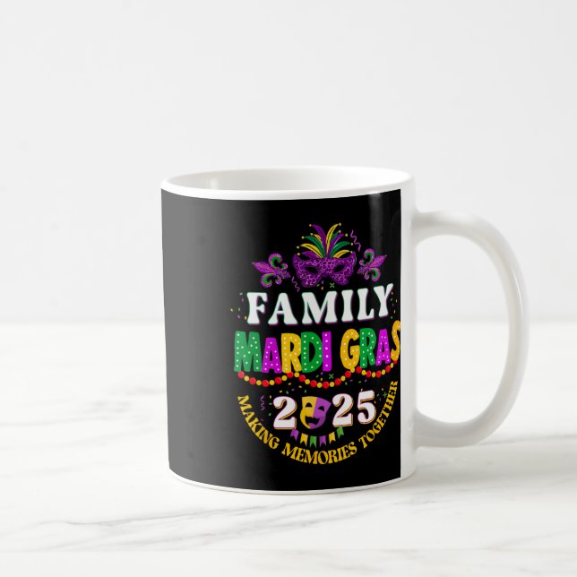 Matching der Mardi Gras 2025-Erinnerungen Kaffeetasse (Rechts)