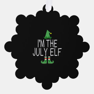 Matching Familie Weihnachten im Juli Funny Ornament Karte