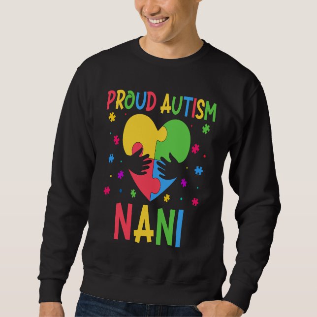 Matching Family Autism Awareness Month Proud Autis Sweatshirt (Vorderseite)