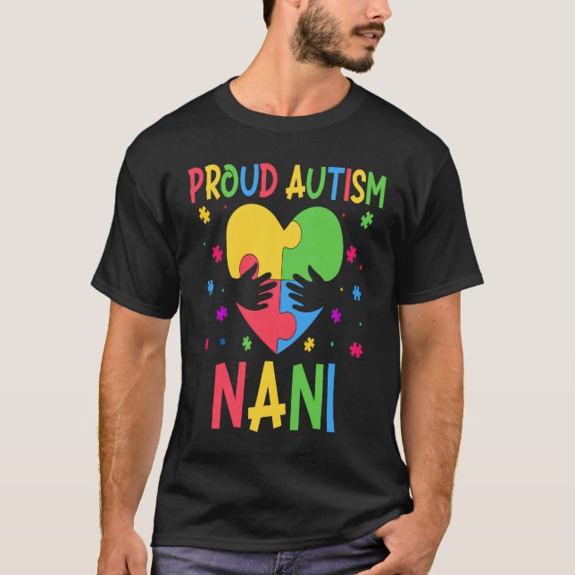 Matching Family Autism Awareness Month Proud Autis T-Shirt (Vorderseite)