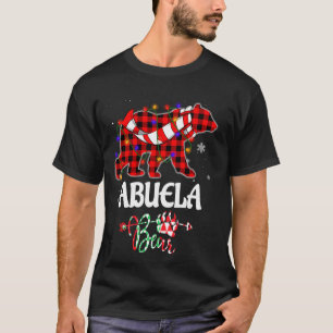 Matching Family Buffalo Kariert Abuela Bear Wear T-Shirt
