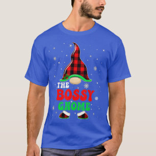 Matching Family Buffalo Kariert den Bossy Gnome Ch T-Shirt