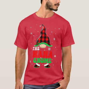 Matching Family Buffalo Kariert den Nana Gnome Chr T-Shirt