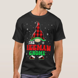 Matching Family Buffalo Kariert die Meemaw Gnome C T-Shirt